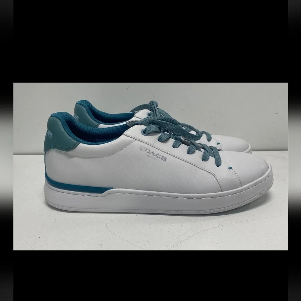 Coach White and Blue Casual Sneakers 9B